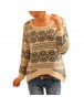 Women Top Loose Knitted sweater warm blouse