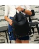 Woman Backpack black colour School Bags