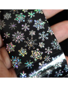 Christmas Nail Snowflakes Design Nail Foils Sticker Nail Art