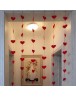 Home Decor Love Heart Non-Woven Door Window Curtain