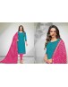 BANDHNI DESIGNER COLORFUL COTTON WITH MIRROR WORKED DRESS MATERIALS