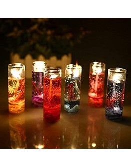 Glass Gel Candles set of 12pcs