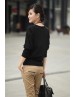 Women Top Elegant Batwing Lace Hollow full Sleeve pullover Loose Top