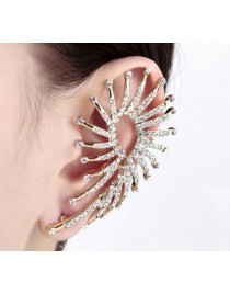 Women ear clip 1pc rhinestone beautiful classy earring