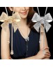 Women Pendant Fashion Jewelry Gold Plated Bow Style Necklace & Pendant