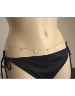 Women waist chain simple sexy double layered
