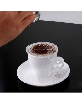 16pcs Latte Templates Cappuccino Coffee DIY Cake Stencil Supplies Kitchen tool