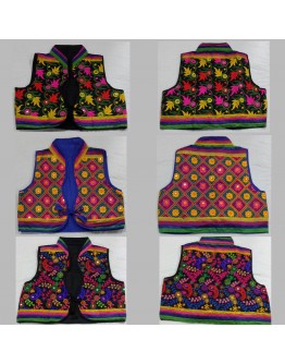 Women Jacket Embroidered Koti-Gamthi Style Shrug in 3 sizes