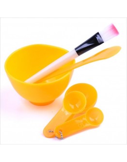 6in1 Makeup Beauty DIY Facial Face Mask Bowl Brush Spoon Stick Set