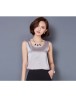 Women Tops Solid color Sleeveless Classy Shiny Silk Rainy Shirt