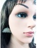 Women Navratri silver oxidized jhumka earring