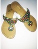 Embellished decorative beads of footwear