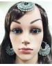 Navratri Silver Oxidized Earring & Mangtika for Womens