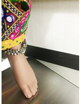 Navratri special silver Anklet for Women